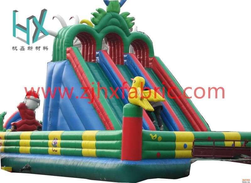 Kids Inflatable Bouncy jumping Castle colorful coated fabric 18oz